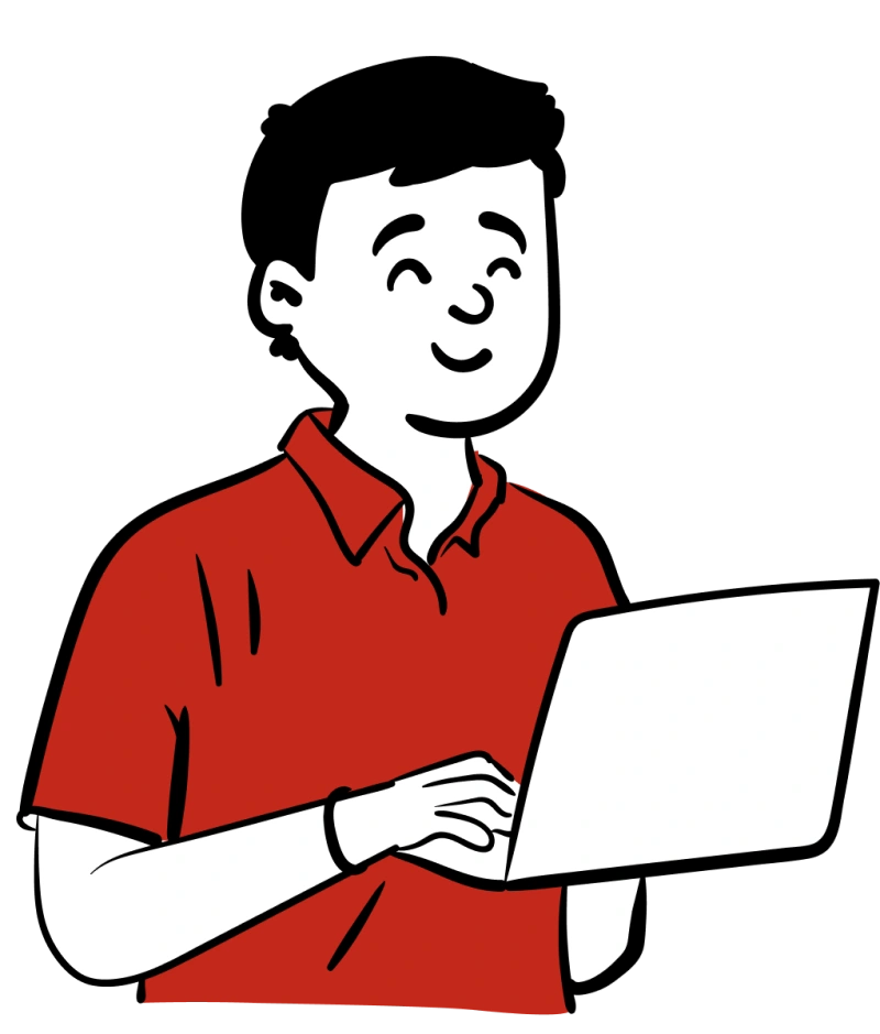 Staff with laptop